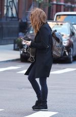 JULIANNE MOORE Out and About in Tribeca 11/04/2016
