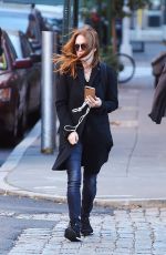 JULIANNE MOORE Out and About in Tribeca 11/04/2016