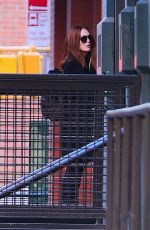 JULIANNE MOORE Out and About in Tribeca 11/04/2016