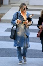 KALEY CUOCO Out for Lunch at Porto Villa Restaurant in Beverly Hills 11/16/2016