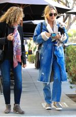 KALEY CUOCO Out for Lunch at Porto Villa Restaurant in Beverly Hills 11/16/2016
