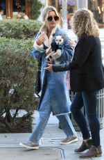 KALEY CUOCO Out for Lunch at Porto Villa Restaurant in Beverly Hills 11/16/2016