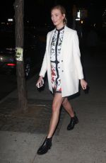 KARLIE KLOSS Night Out in New York 11/01/2016