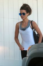 KATE BECKINSALE Leaves a Gym in Los Angeles 11/10/2016