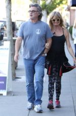 KATE HUDSON, GOLDIE HAWN and Kurt Russell at Early World Restaurant in Brentwood 11/25/2016