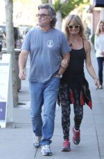 KATE HUDSON, GOLDIE HAWN and Kurt Russell at Early World Restaurant in Brentwood 11/25/2016