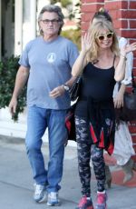 KATE HUDSON, GOLDIE HAWN and Kurt Russell at Early World Restaurant in Brentwood 11/25/2016