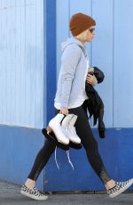 KATE MARA Arrives at Iceland Skating Centre in Van Nuys 11/18/2016