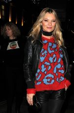 KATE MOSS at Coach Fashion Store Launch Party in London 11/25/2016