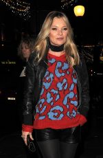 KATE MOSS at Coach Fashion Store Launch Party in London 11/25/2016