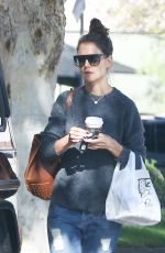 KATIE HOLMES Out in Los Angeles 11/05/2016