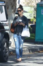 KATIE HOLMES Out in Los Angeles 11/05/2016