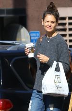 KATIE HOLMES Out in Los Angeles 11/05/2016