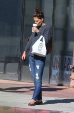 KATIE HOLMES Out in Los Angeles 11/05/2016