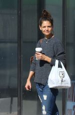 KATIE HOLMES Out in Los Angeles 11/05/2016