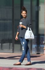 KATIE HOLMES Out in Los Angeles 11/05/2016
