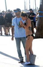 KATIE WAISSEL in Bikini Out in Venice Beach 11/23/2016