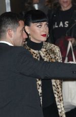 KATY PERRY Arrives at Late Show with Stephen Colbert 11/07/2016