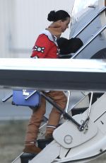 KATY PERRY Boarding at a Private Plane in Van Nuys 11/27/2016
