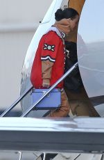 KATY PERRY Boarding at a Private Plane in Van Nuys 11/27/2016