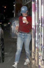 KATY PERRY Leaves a Restaurant in Los Angeles 11/10/2016