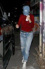 KATY PERRY Leaves a Restaurant in Los Angeles 11/10/2016
