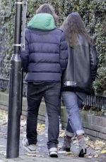 KEIRA KNIGHTLEY Out and About in London 11/22/2016