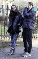 KEIRA KNIGHTLEY Out and About in London 11/22/2016