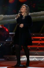 KELLY CLARKSON Performs at CMA 2016 Country Christmas in Nashville 11/08/2016