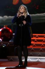 KELLY CLARKSON Performs at CMA 2016 Country Christmas in Nashville 11/08/2016
