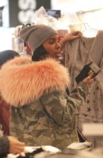 KELLY ROWLAND Out Shopping in Los Angeles 11/27/2016