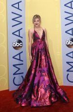 KELSEA BALLERINI at 50th Annual CMA Awards in Nashville 11/02/2016