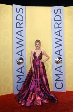 KELSEA BALLERINI at 50th Annual CMA Awards in Nashville 11/02/2016
