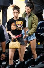 KENDALL JENNER and BELLA HADID at LA Lakers vs Dallas Mavericks Game 11/8/2016