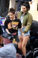 KENDALL JENNER and BELLA HADID at LA Lakers vs Dallas Mavericks Game 11/8/2016