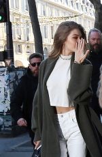 KENDALL JENNER and GIGI HADID Out Shopping in Paris 11/28/2016