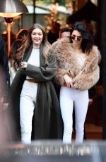 KENDALL JENNER and GIGI HADID Out Shopping in Paris 11/28/2016