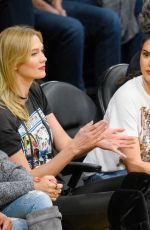KENDALL JENNER and KARLIE KLOSS at Houston Rockets vs LA Lakers Game in Los Angeles 10/26/2016