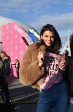 KENDALL JENNER - Angels Depart for Paris for 2016 Victoria