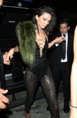KENDALL JENNER at Birthday Party at Catch LA in West Hollywood 11/02/2016