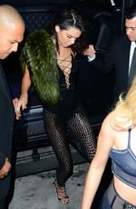 KENDALL JENNER at Birthday Party at Catch LA in West Hollywood 11/02/2016