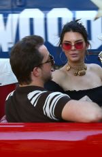 KENDALL JENNER Driving Her Mustang Out in Los Angeles 11/10/2016