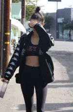KENDALL JENNER Leaves a Gym in Los Angeles 11/12/2016