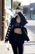 KENDALL JENNER Leaves a Gym in Los Angeles 11/12/2016