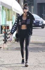 KENDALL JENNER Leaves a Gym in Los Angeles 11/12/2016