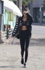 KENDALL JENNER Leaves a Gym in Los Angeles 11/12/2016