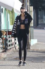 KENDALL JENNER Leaves a Gym in Los Angeles 11/12/2016