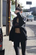 KENDALL JENNER Leaves a Gym in Los Angeles 11/12/2016