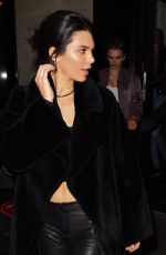 KENDALL JENNER Leaves Her Hotel in Paris 11/28/2016