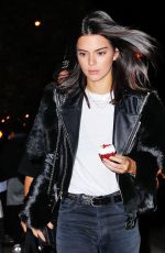 KENDALL JENNER Night Out in New York 11/06/2016